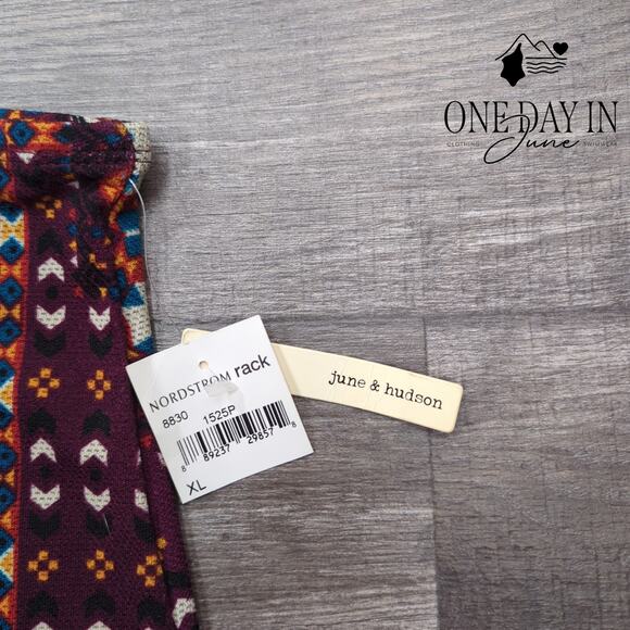 june & hudson Tribal Pencil Skirt Size XL - Picture 2 of 5